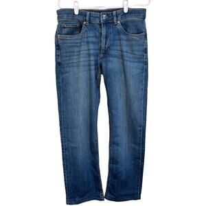 NEW Peter Millar Crown Crafted Vintage Washed 5 Pocket Jeans Stretch Men's 33x27